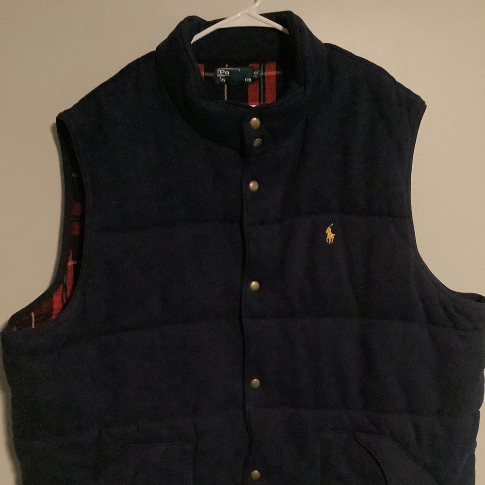 Polo Ralph Lauren Mens navy blue Vest